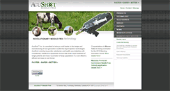 Desktop Screenshot of acushot.ca